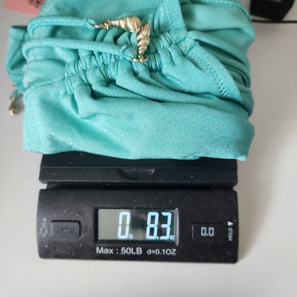 Shade & Shore Turquoise One Piece Swimsuit W Shell Accents Removable Straps Sz M - Picture 11 of 11